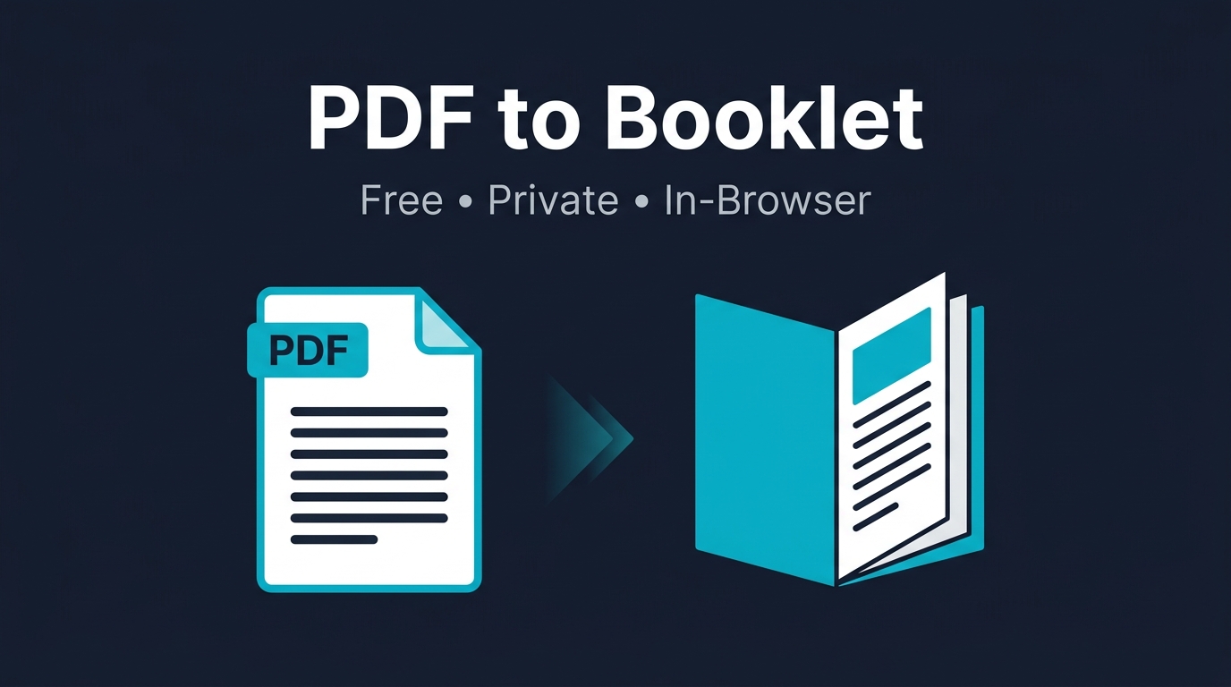 PDF to Booklet